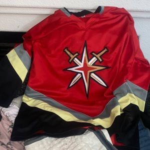 Vegas Golden Knights Red Custom Signed Jersey